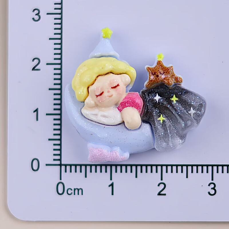 小卡卡通温蒂睡姿女孩树脂配件奶油胶diy发饰发坠手机壳冰箱材料|undefined