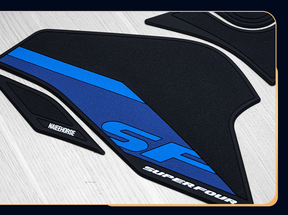 Suitable for 26 Models of Honda Cb500Sf Anti-Slip Rubber Fuel Tank Stickers, Thickened Armor Protection Stickers, Wear-Resistant Decals
