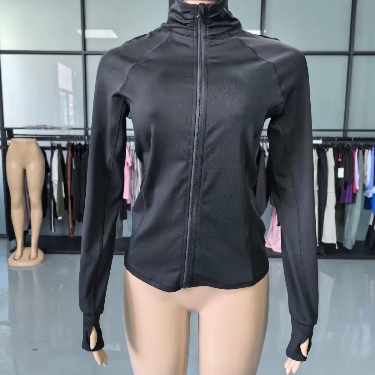 透气防晒运动外套新款薄款夏季修身显瘦紧身百搭瑜伽上衣