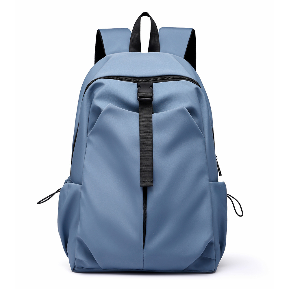 Venta al por mayor de nueva mochila casual simple, mochila escolar para estudiantes de secundaria y secundaria, mochila de negocios para hombres liviana y resistente al desgaste de gran capacidad