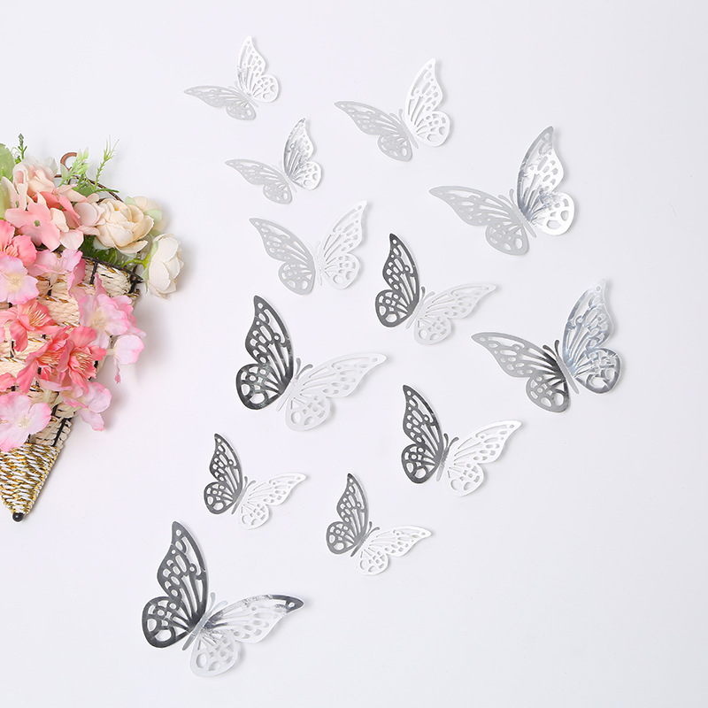 Mariposa C 12 plateadas
