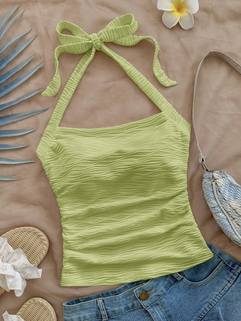 Summer retro short tank top sleevless
