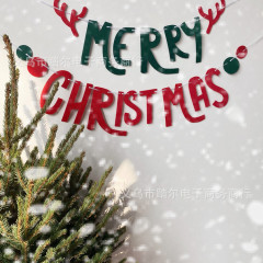 国境を越えたins風がクリスマスのアルファベットを厚くして旗を引く子供のテーマの写真を撮る背景装飾花を引く写真道具