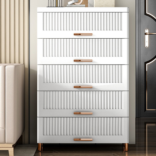 Storage cabinet drawer-type plastic home living room toy snack cabinet storage cabinet multi-layer clothes bedside storage cabinet