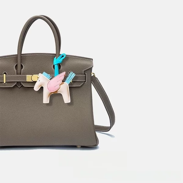 Pegasus H Home Pendant Puleather Platinum Bag Kelly Bag Pendant Keychain Bag Pendant Gift Bag Accessories