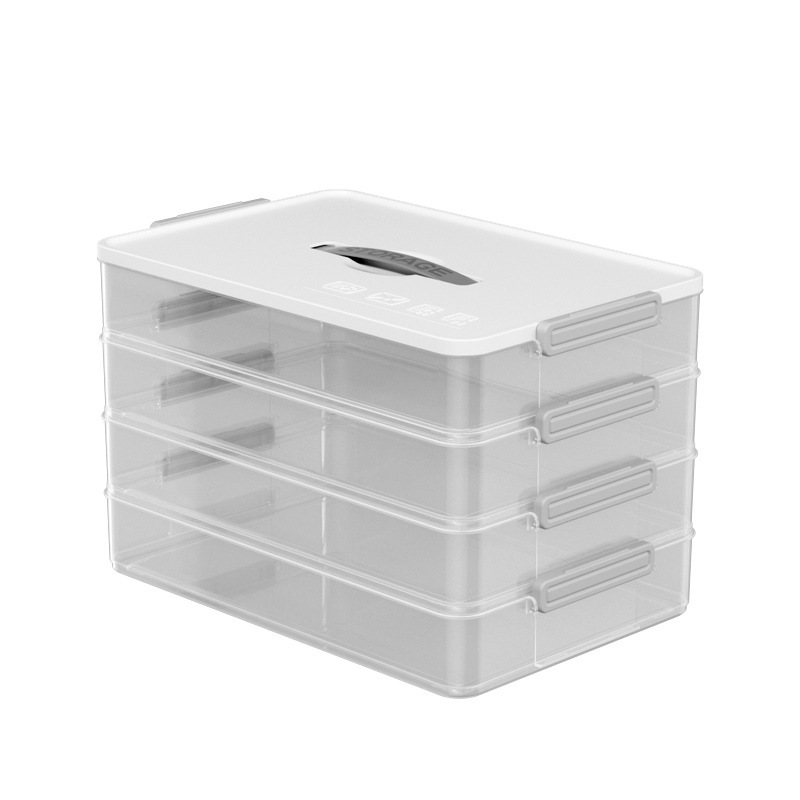 Caja de almacenamiento de recopilación de datos de oficina en el hogar caja de almacenamiento multifuncional de varios documentos caja de almacenamiento de archivos transparentes A4