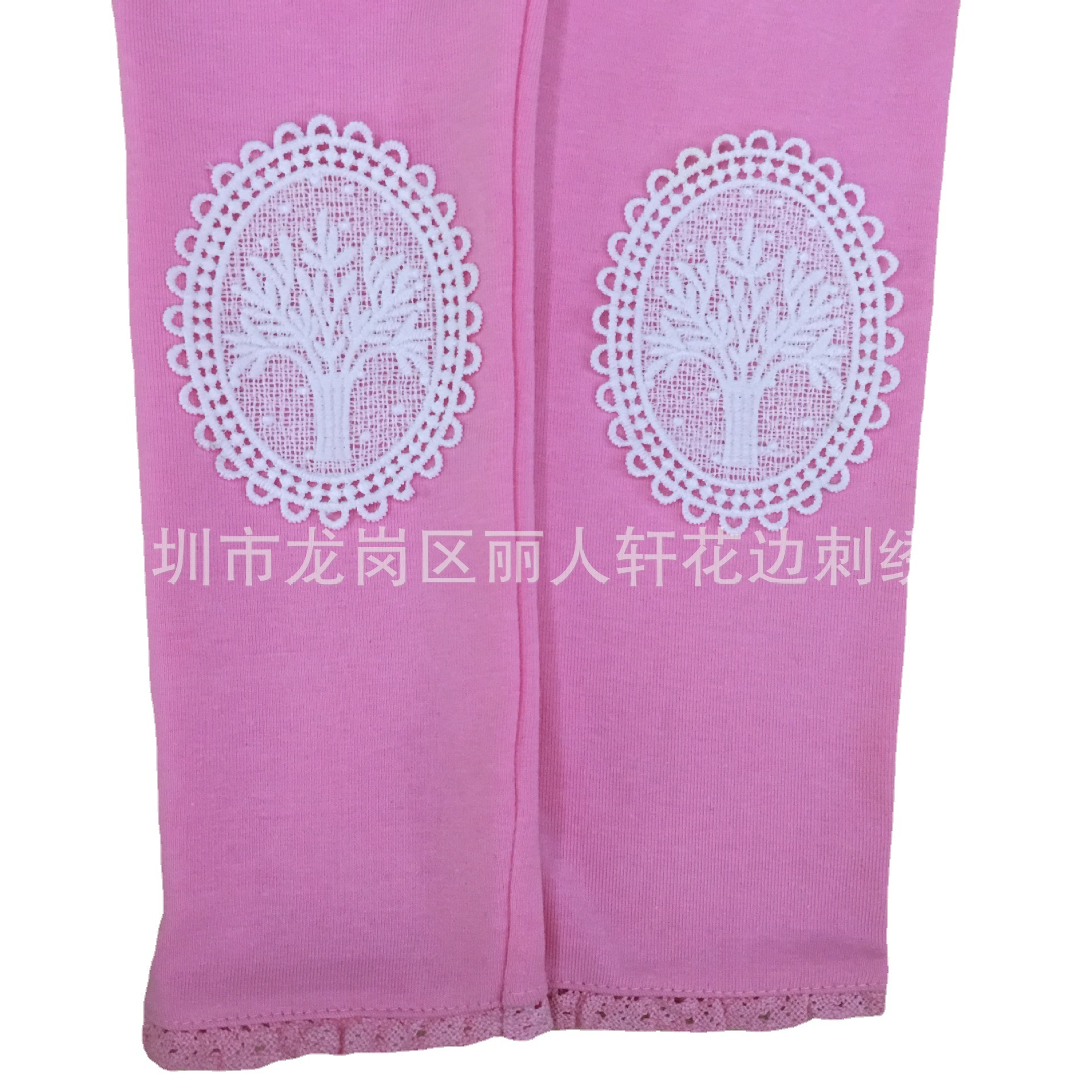 韩版精美椭圆大树布贴 diy手工蕾丝花边 服装辅料打底裤补丁贴