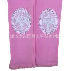 韩版精美椭圆大树布贴 diy手工蕾丝花边 服装辅料打底裤补丁贴