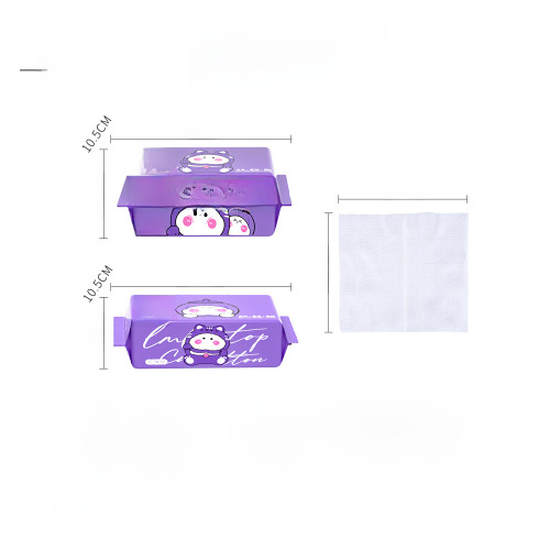 Pink Rabbit Disposable Pearl-Textured Washcloths – Thick, Soft Cotton Towels for Both Dry and Wet Use, Pull-Out Style Cleansing Tissues F003