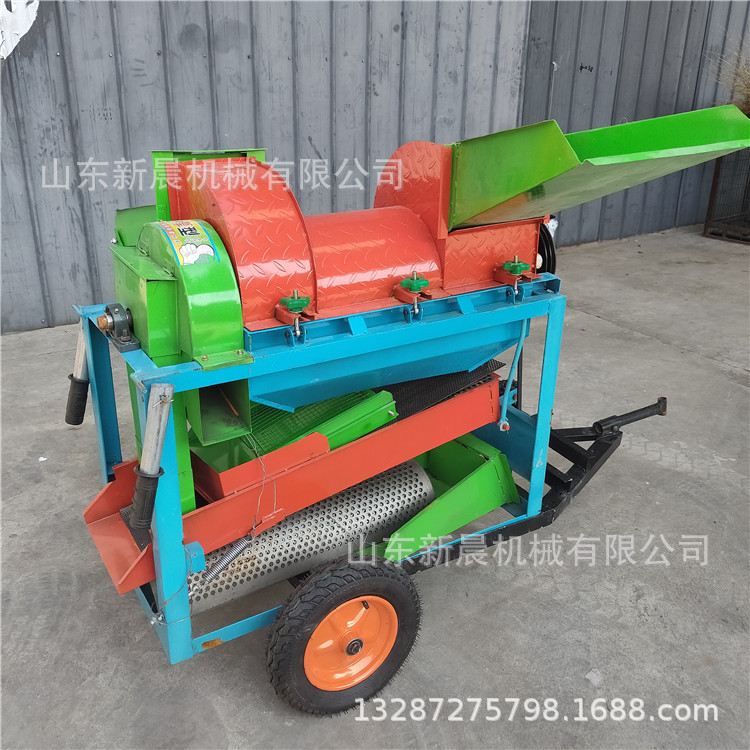 家用打谷机 谷子高粱打粒机小型玉米蒲公英脱粒机