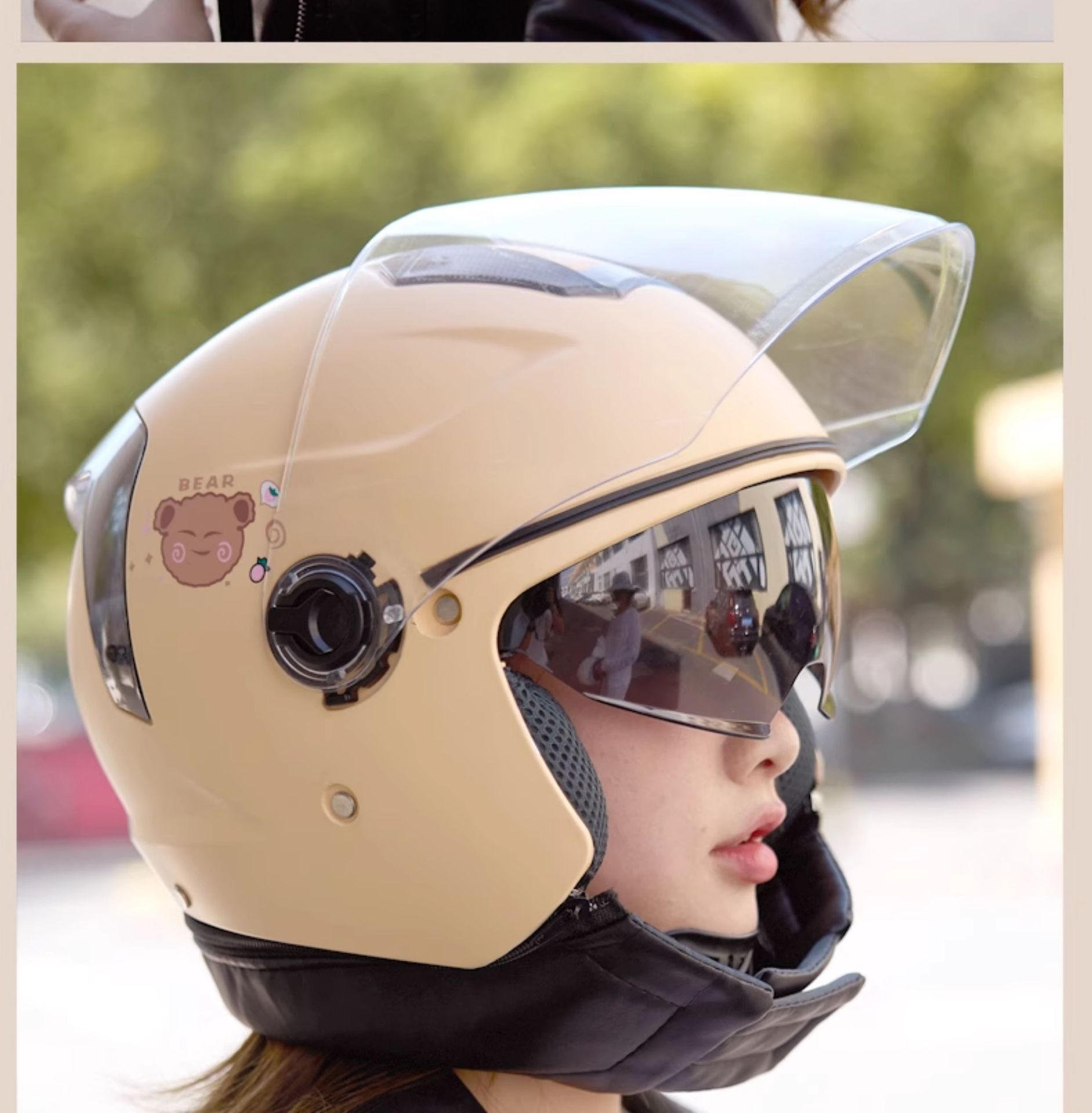 Electric Motorcycle Helmet Women's 2025