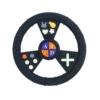 Steering wheel, teether