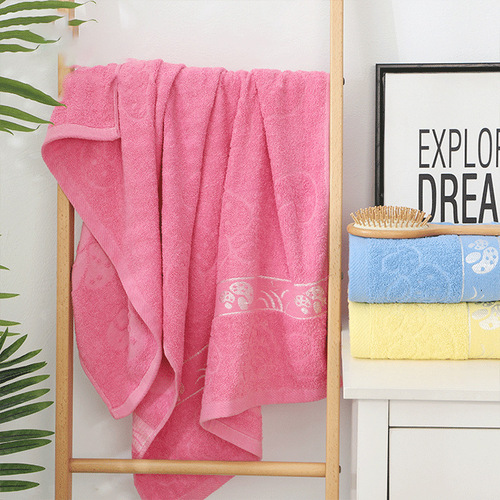 Wholesale mushroom bath towel absorbent adult household bath towel advertising welfare gift large towel dropshipping