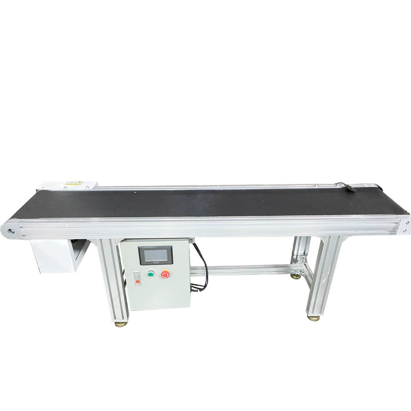 Fully automatic point collector small servo touch screen control automatic hill climb belt conveyor feeder spot