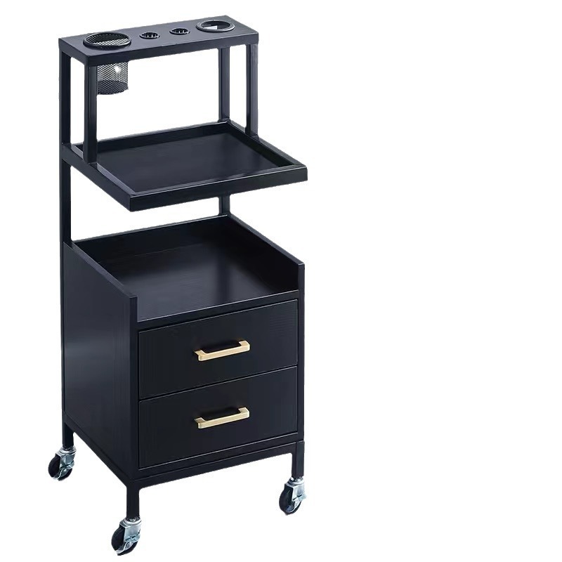 Barbería gabinete salón de peluquería tablero de herramientas barbería tablero de herramientas tablero de corte de pelo gabinete multifuncional estante carro pequeño
