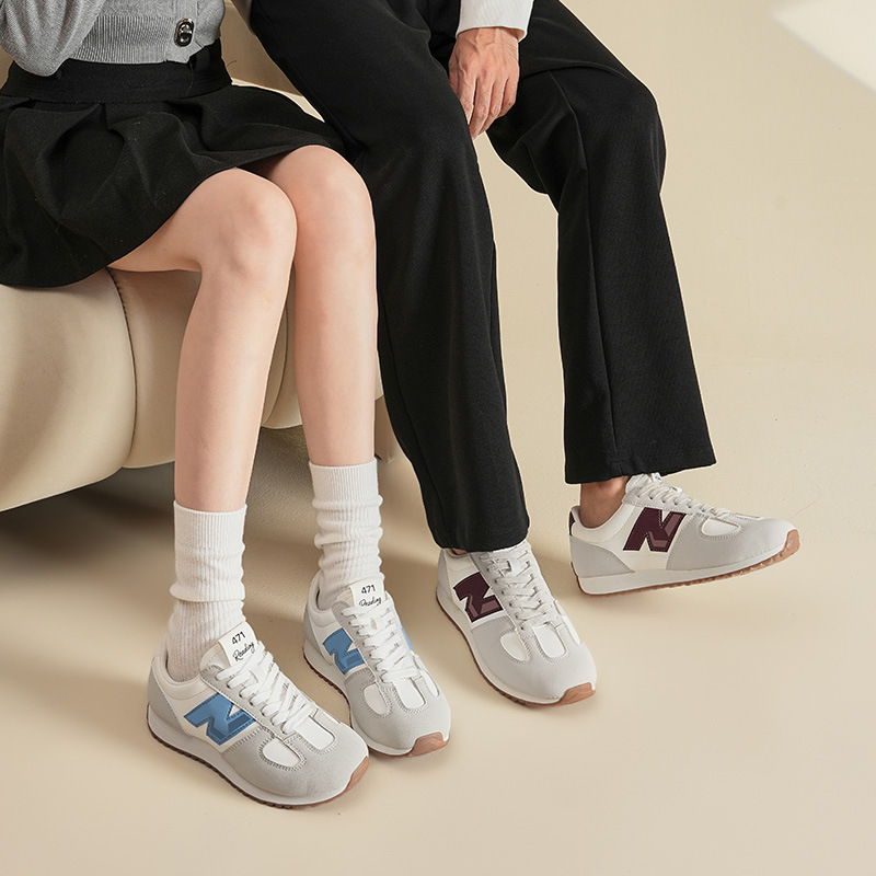 Wow, Quanzhou Pure Original Nb471 Casual Miu-Style Fabric Versatile Sneakers Trendy Couple's German Training Shoes