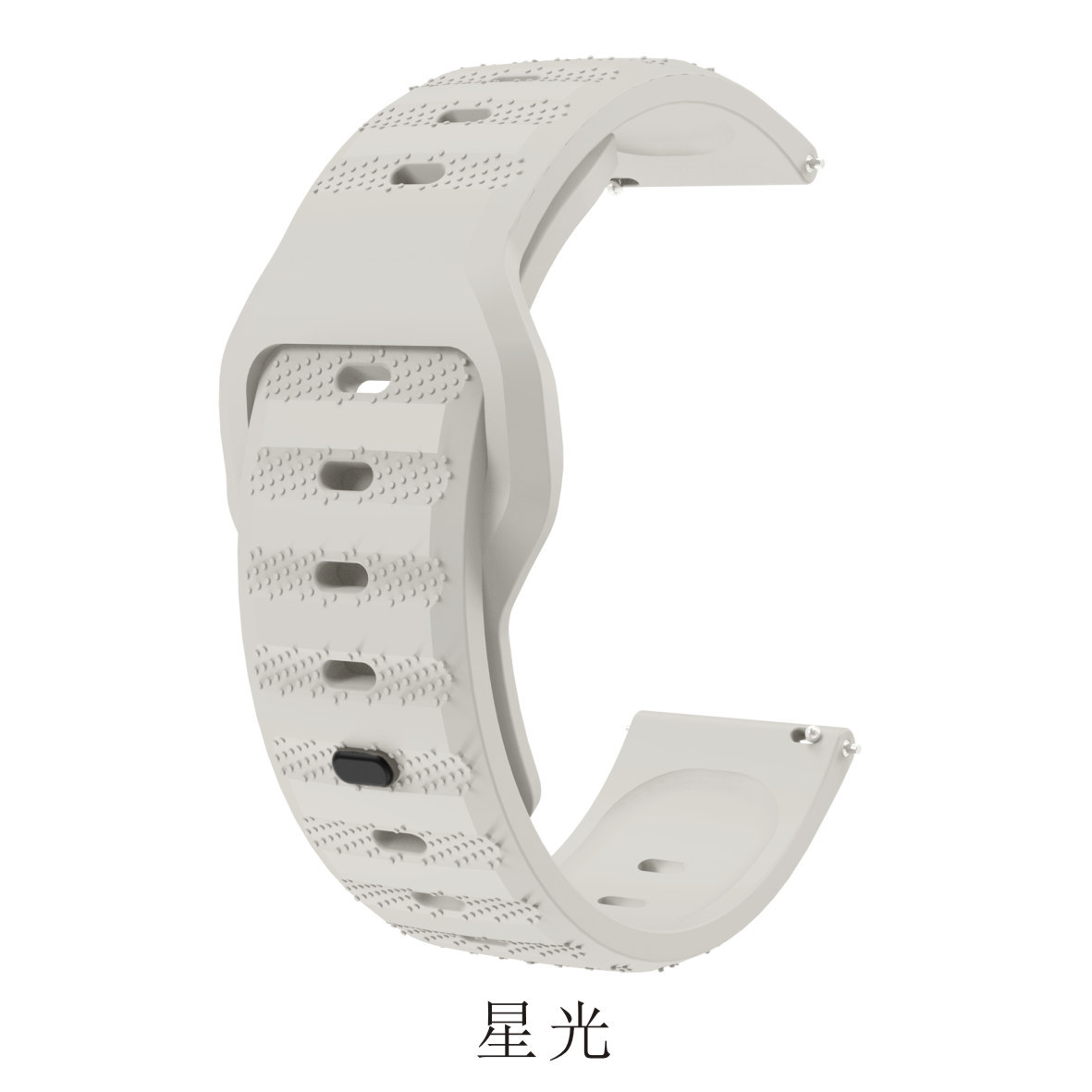 Adecuado para Samsung/Huawei/huami/jiaming/patrón de grano de arroz patrón de puntos correa de silicona 12/16/18/20/22