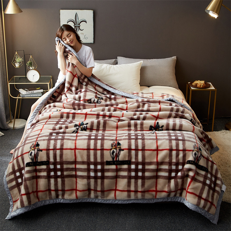 2024 nueva manta raschel gruesa