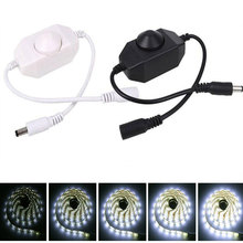 LED线上调光器出DC头驱动器 旋钮单路调光器12V-24V无极调节开关