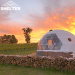赛尔特帐篷厂家跨境定制户外度假露营地球形帐篷景区民宿酒店帐篷