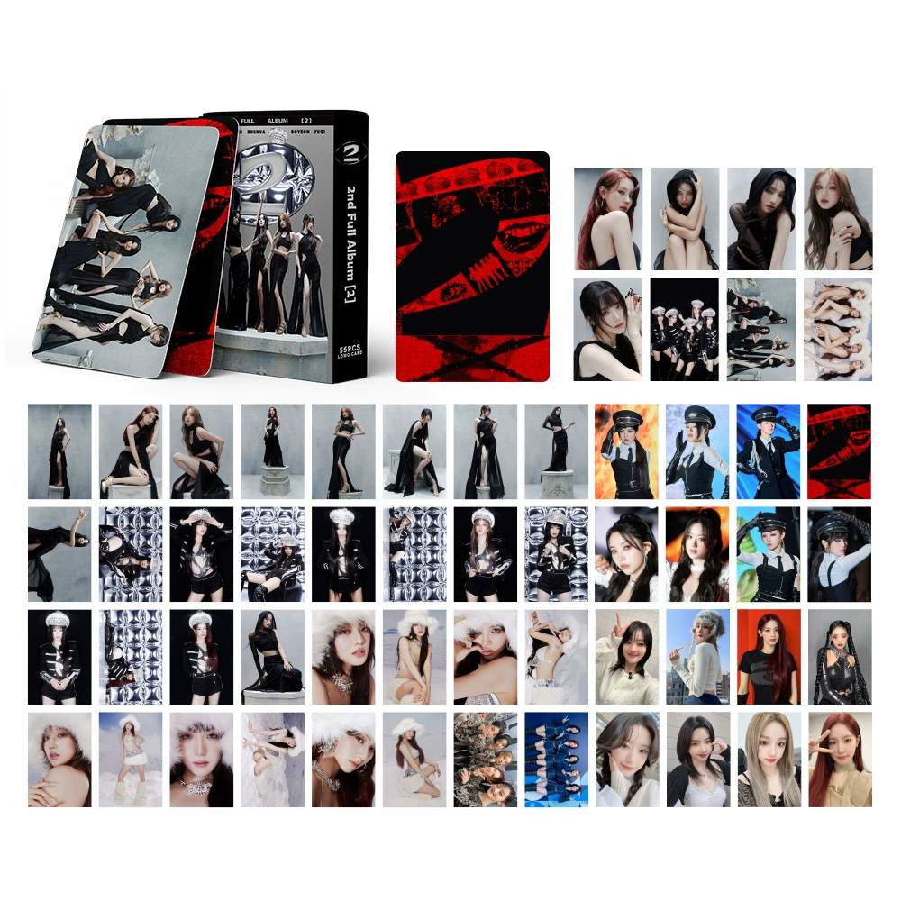 KPOP LOMO фото-карточки набор 55 шт. DIY, 5,7×8,7 см — поддержка IVE
