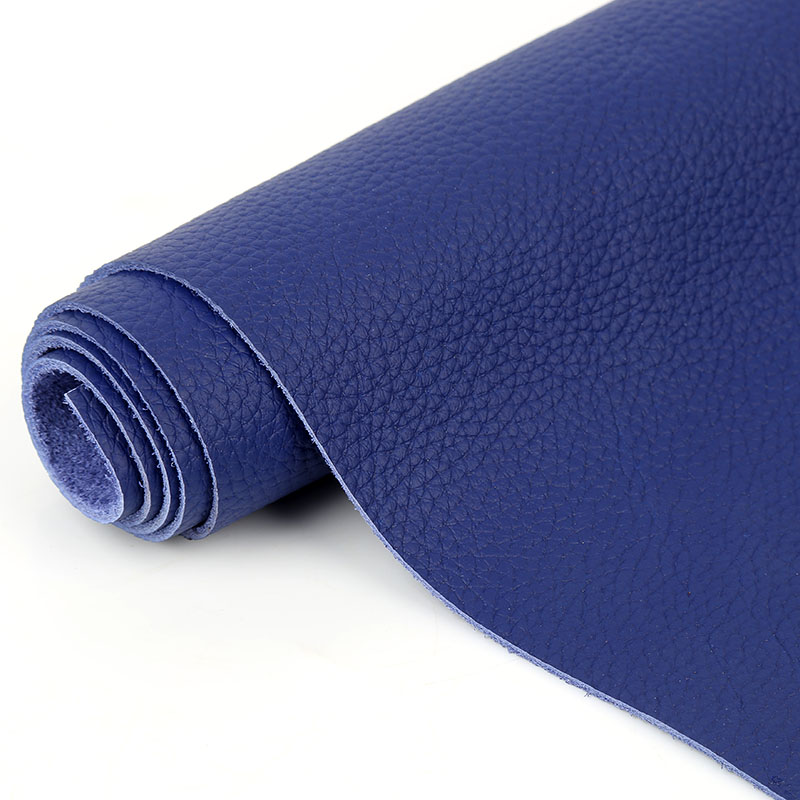 宝蓝色头层牛皮皮料手工diy材料皮革面料整张牛皮沙发软包皮