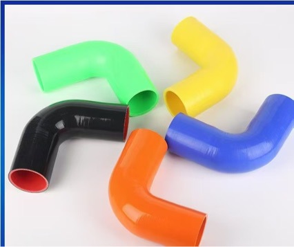 硅胶管90度弯头汽车耐高温高压接头涡轮中冷管夹布水管