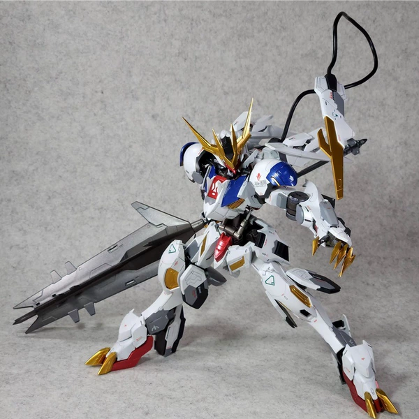 Single model - Gundam model - Barbatos Wolf King + Weapons and Equipment + Wolf King Set + Stop