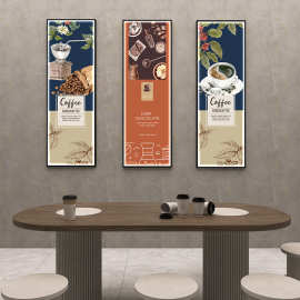 网红咖啡厅文字牌匾美式咖啡店墙面装饰挂画创意甜品烘焙店装饰画