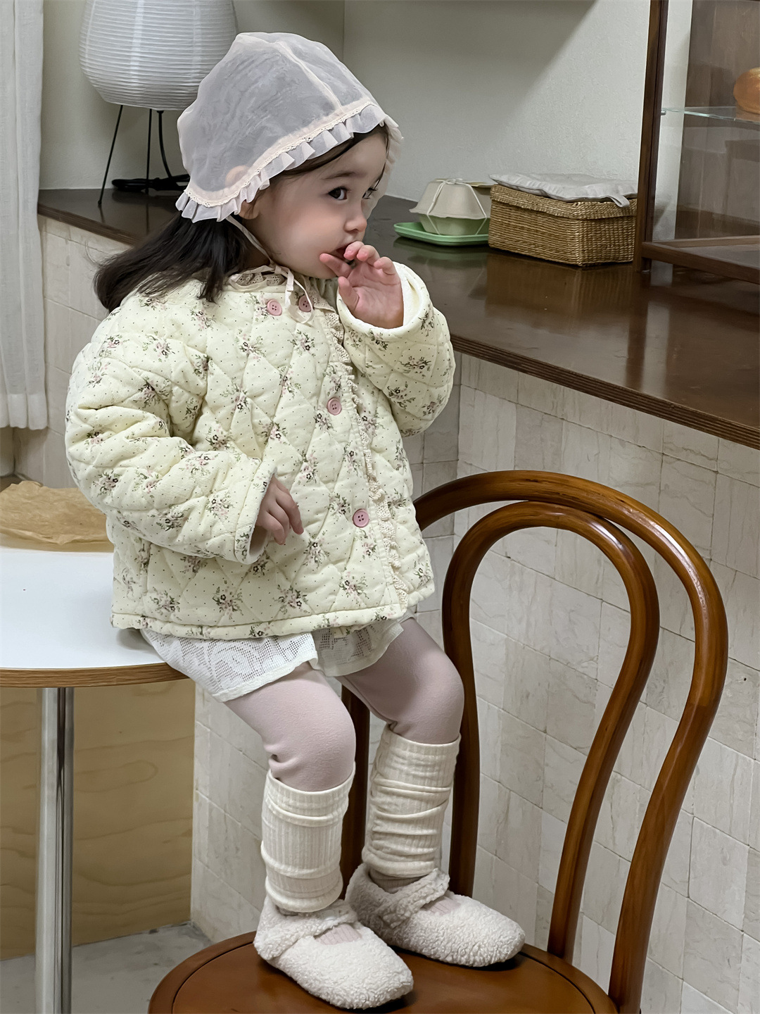 Ropa de invierno para bebés, ropa de algodón para bebés, ropa de invierno coreana para niños, ropa de algodón para niñas, abrigo de algodón
