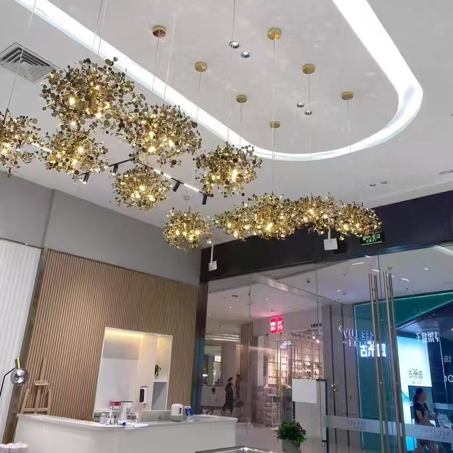 专业新款定做灯具定制后现代简约吊灯客餐厅灯样板工艺品软件饰品