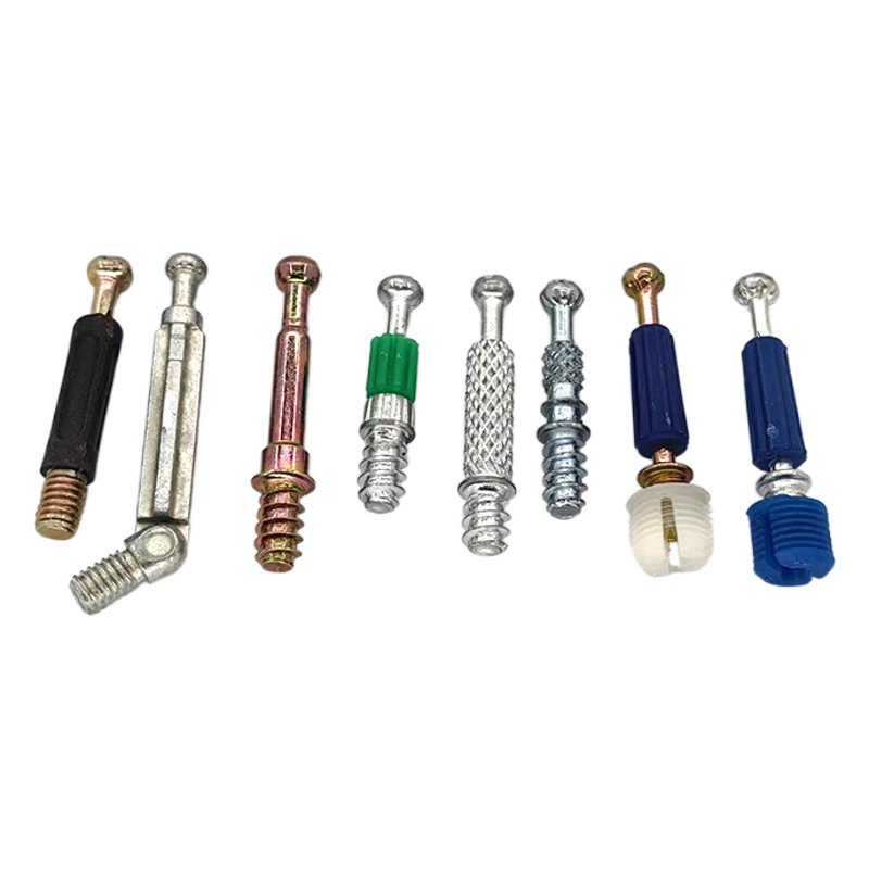 Разъем «Три в одном» с крышкой минималистичный пистолет Черный 12-миллиметровый шкаф с эксцентриковым колесом Быстрая установка два в одном с эксцентриковым колесом