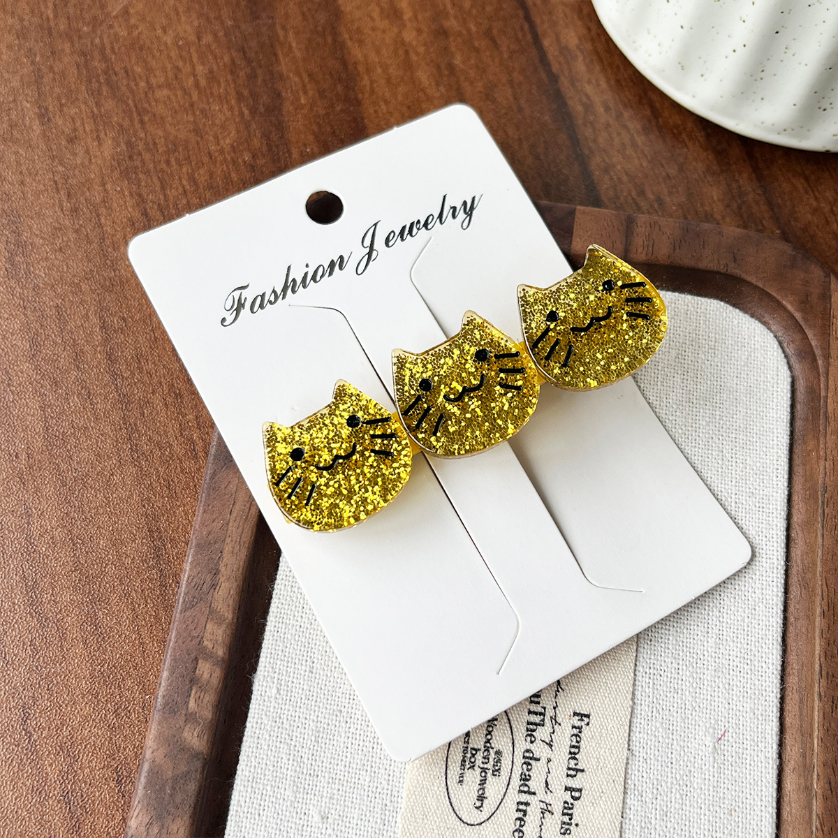 Pinza de pelo estilo japonés para mujer, de acetato, para la parte trasera de la cabeza, para flequillo lateral, tipo pico de pato, accesorio para el cabello