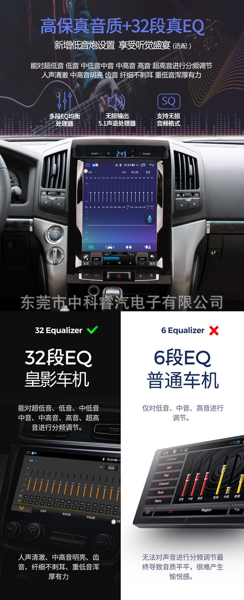 Compatible with 2008-2015 Toyota Land Cruiser LC200 Android Smart Navigation 12.1inch Octa-core Carplay