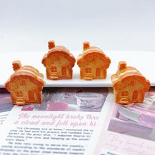 仿真吐司小屋立体面包树脂配件diy创意钥匙扣冰箱贴发夹装饰批发