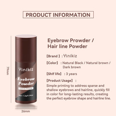 Lazy Man Stamping Eyeshadow, Cross-Border New Product Contour Eyeshadow, Hairline Contour Powder Eyeshadow, Foreign Trade Makeup Sample