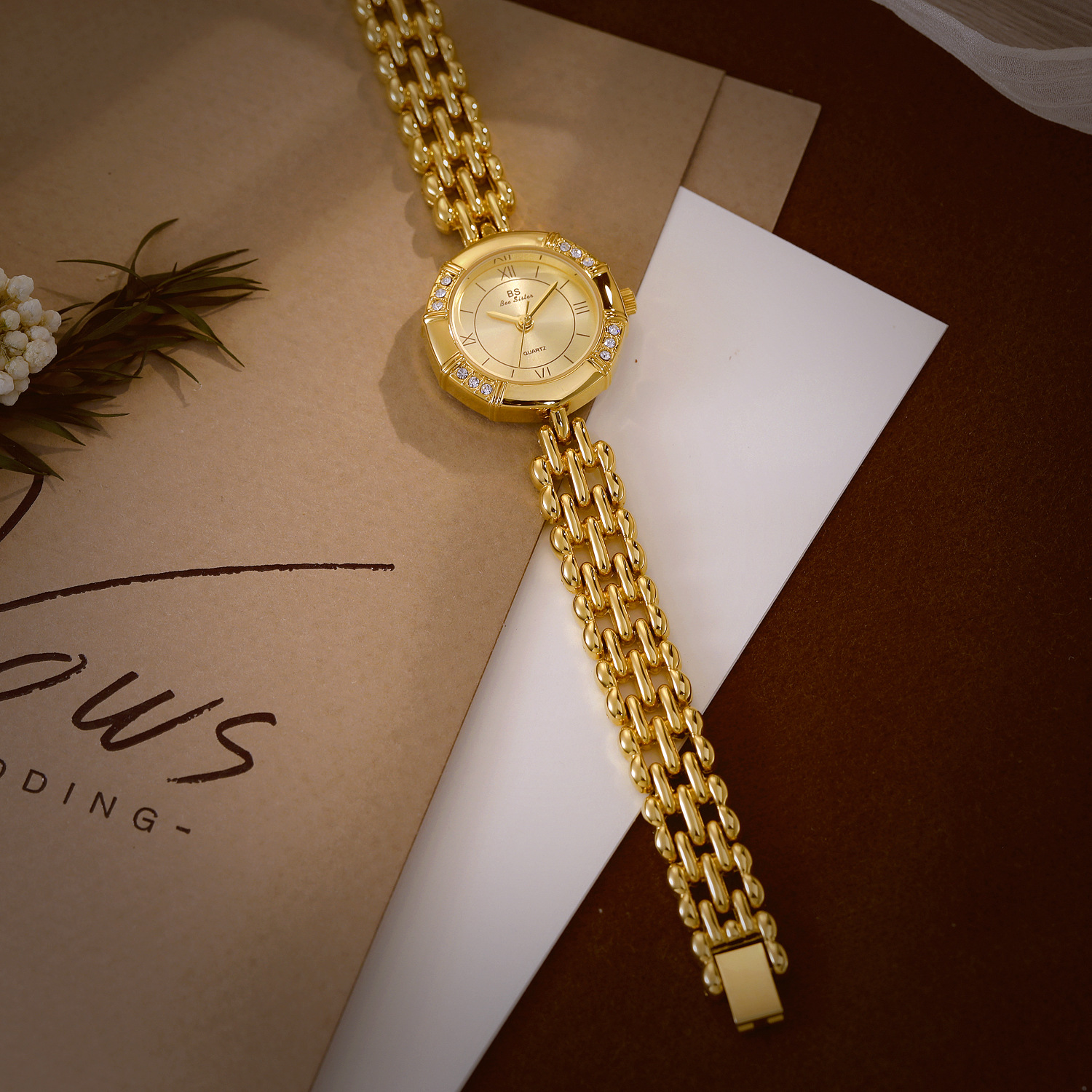 55g Weight Tempered Glass Mirror Material Fine Steel Strap Material Watch Classification Pointer Display Type Jewelry Buckle Buckle Style Diamond Dial Shape Casual, Tea Party Occasion Quartz Movement Solid Color Pattern All Seasons Season Women's Gender Elegant, Classic Style Style Elegant Classic Style Solid Color Jewelry Buckle Quartz Watch 19