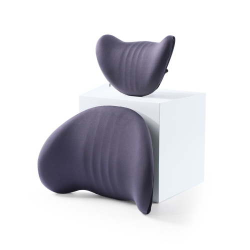 Auto supplies interior neck protector headrest slow rebound memory foam waist protector seat lumbar support car lumbar cushion backrest