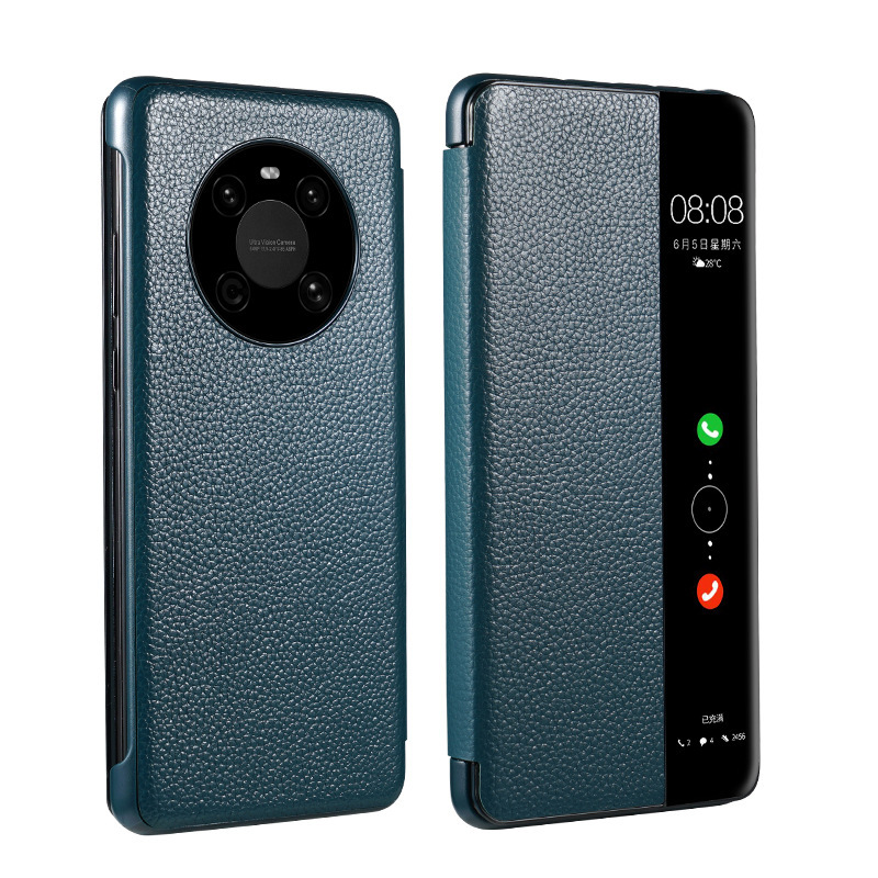 ファーウェイカバー適用ケースカバー付きmate60proスマートレザーカバーp60全包転倒防止栄光保護カバー|undefined