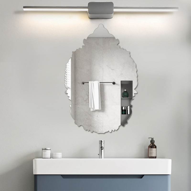 Decorative Bathroom Mirror High-definition Acrylic Wall Sticker_voghion.com