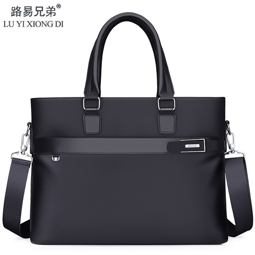 New Men's Waterproof Canvas Business Laptop Bag Briefcase Office Bag Crossbody Bag