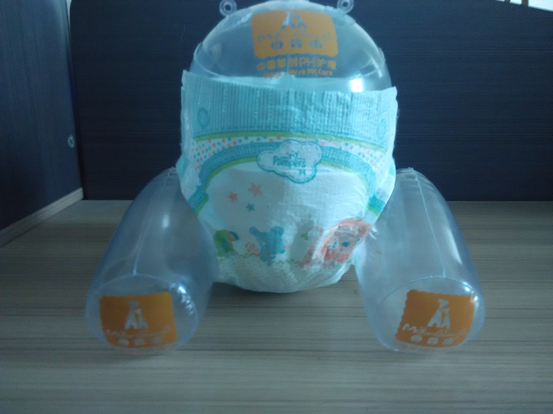 Modelo Inflable para Pañales de Bebé para Exhibición en Tiendas