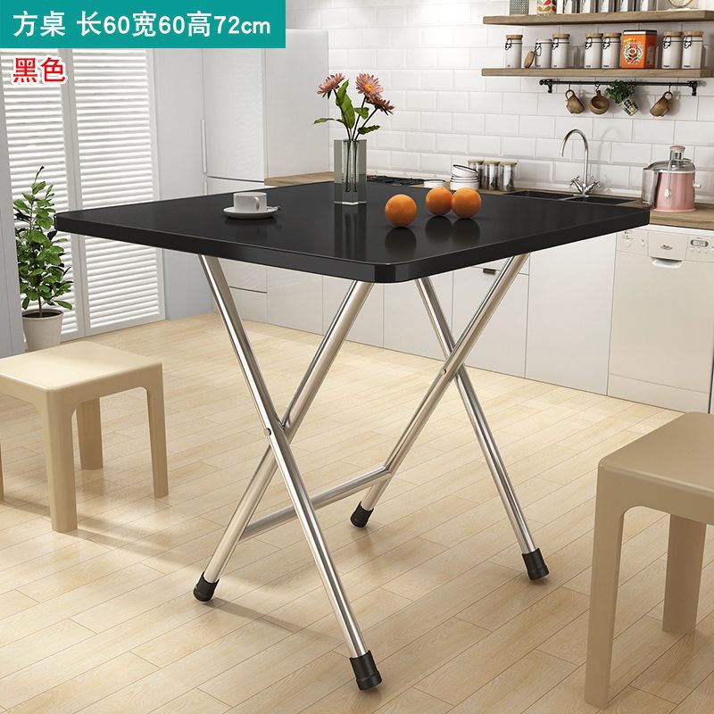 Mesa plegable mesa de comedor plegable simple mesa de comedor casera pequeña mesa de alquiler de habitaciones puestos de mesa de comedor simple de tipo pequeño