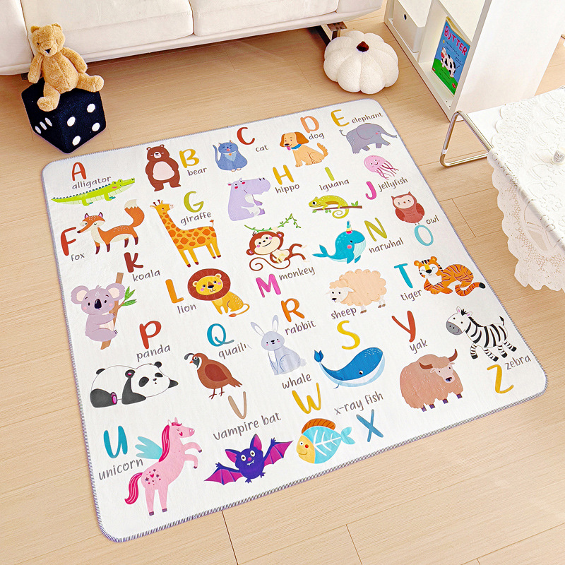 0,5 cm de espesor personalizable Silla de comedor cojín letras animales