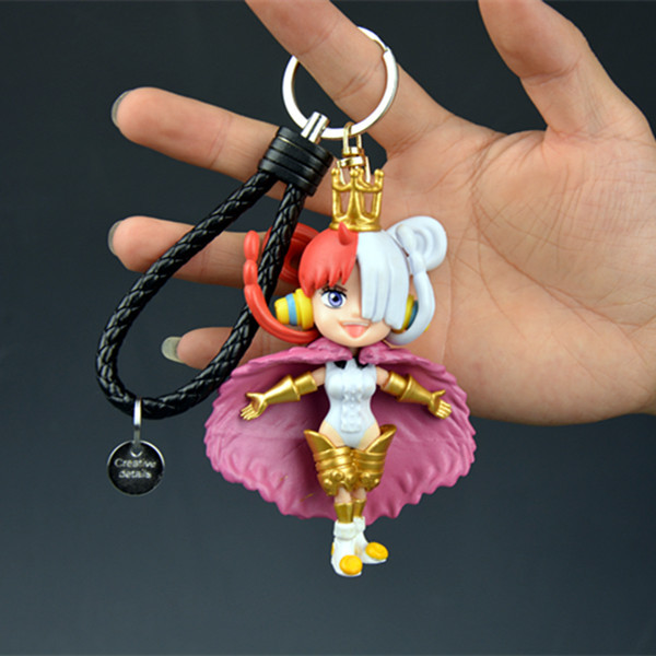 Una pieza hecha a mano Nica Luffy colgante periférico llavero grab máquina muñeca caja ciega TikTok adornos