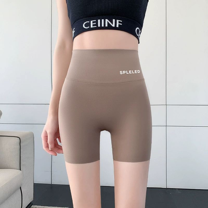 Широкие high-waist формирующие шорты, тонкое защитное белье для коррекции бедер и йоги, многоцветное, размер S–XXXL
