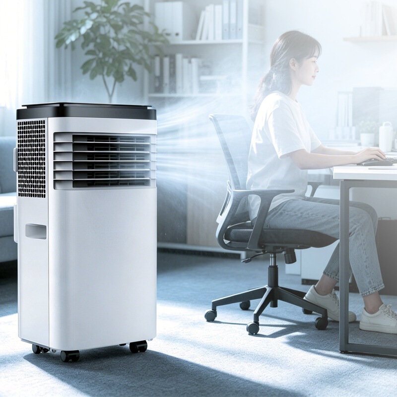 Cross-border foreign trade export of portable air conditioners, EU standard household installation-free air conditioners, factory