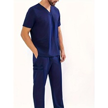 I 45785 V-Neck Dental Clinic Workwear ���ƹ����� �羳�W����