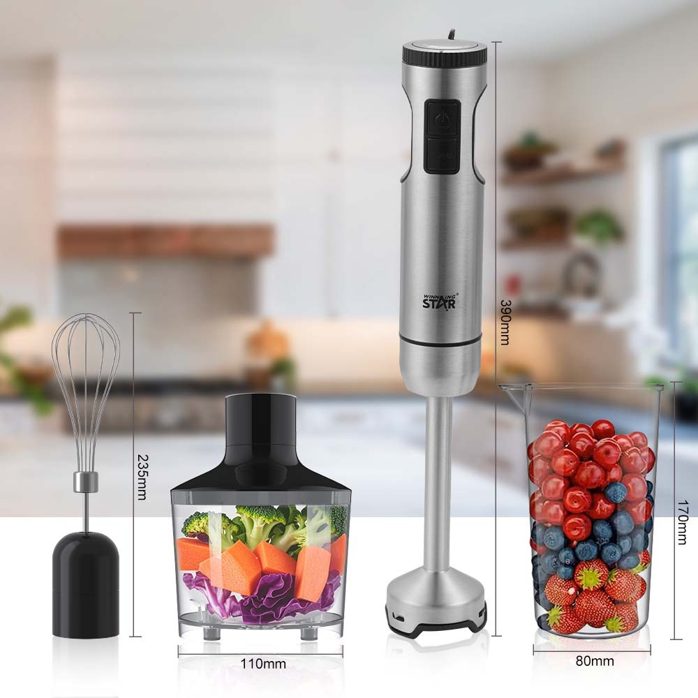 Exprimidor multifunción de mano transfronterizo Winning Star, máquina de procesamiento de alimentos, batidor, juego de licuadora