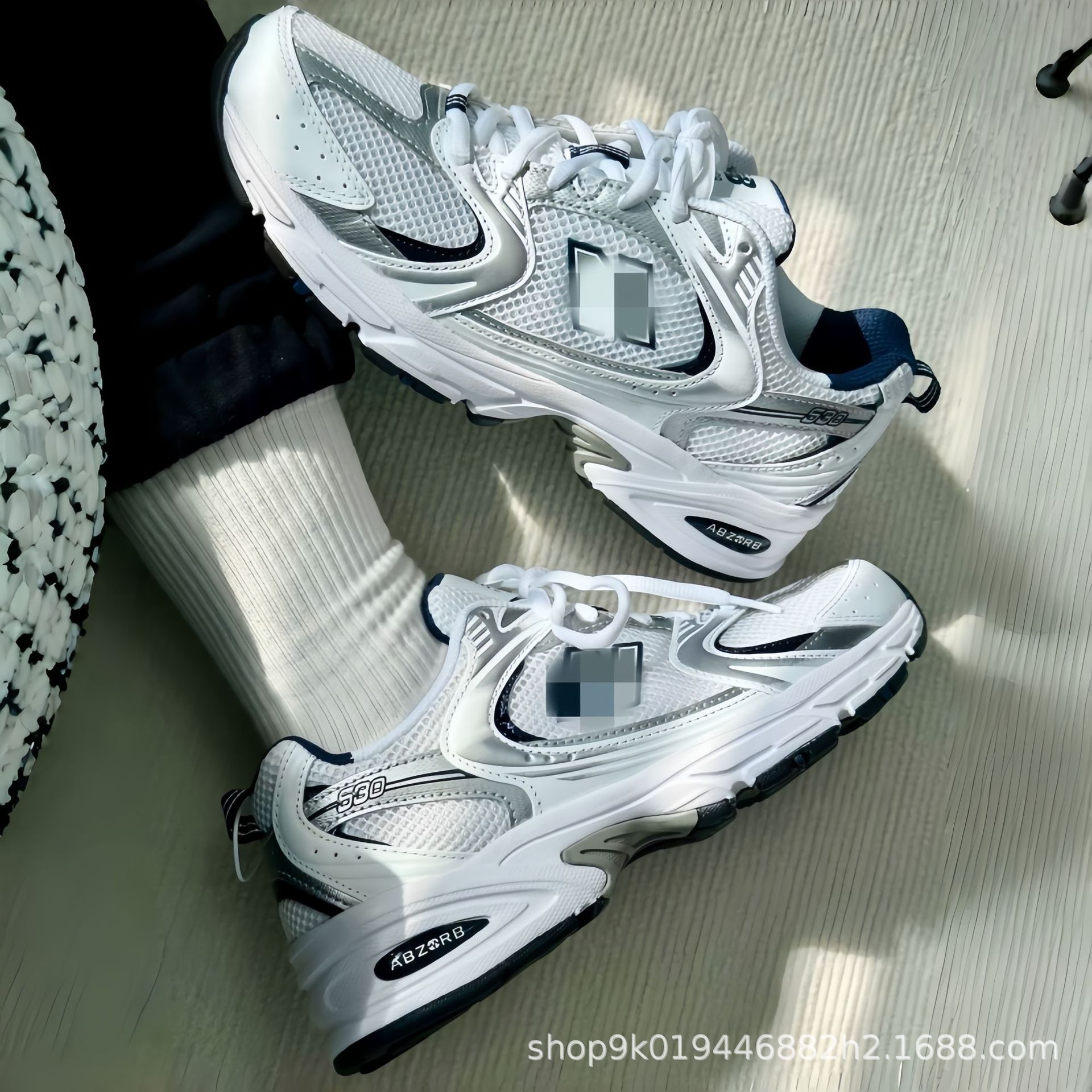 Putian shoes, cross-border N530 dad shoes, unisex, versatile, height-increasing, breathable running shoes, retro athletic shoes, couple shoes